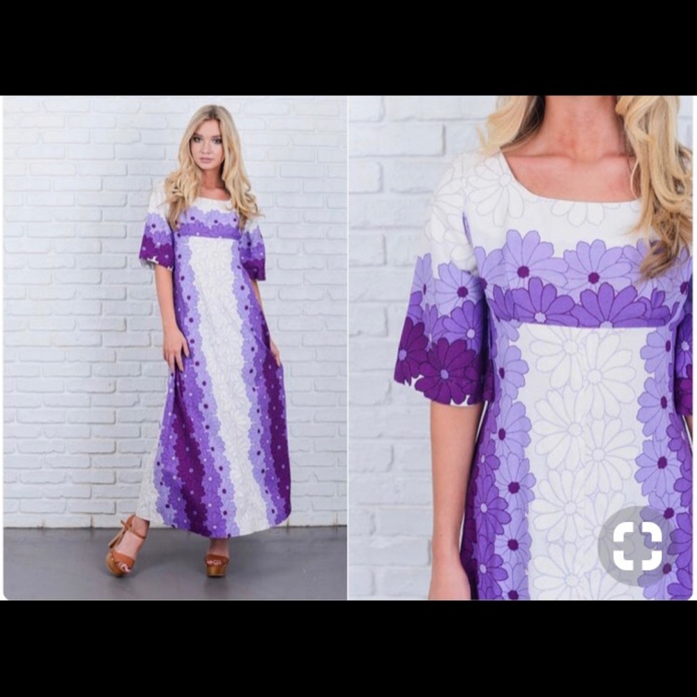 Vintage 70s Boho Hawaiian Dress ACCEPTING OFFERS*